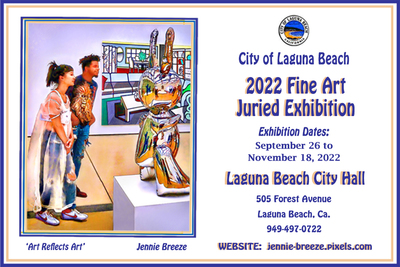 Artist JENNIE BREEZE Exhibits Laguna Beach City Hall